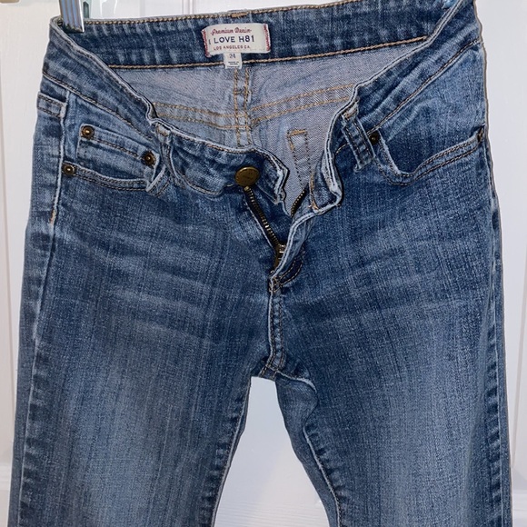 Denim Jeans size 24 straight leg low rise - Picture 5 of 6